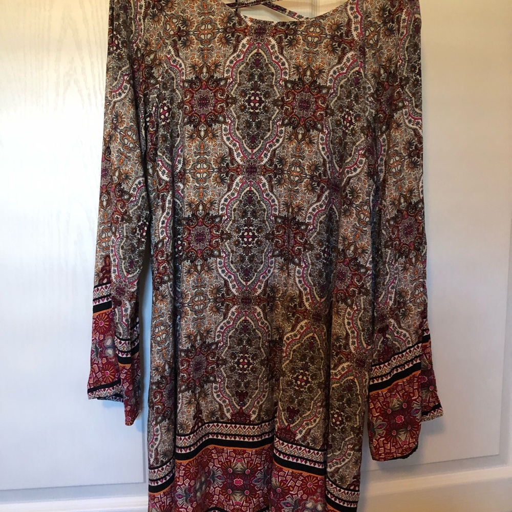 Baby Doll Short Dress, Long Sleeve